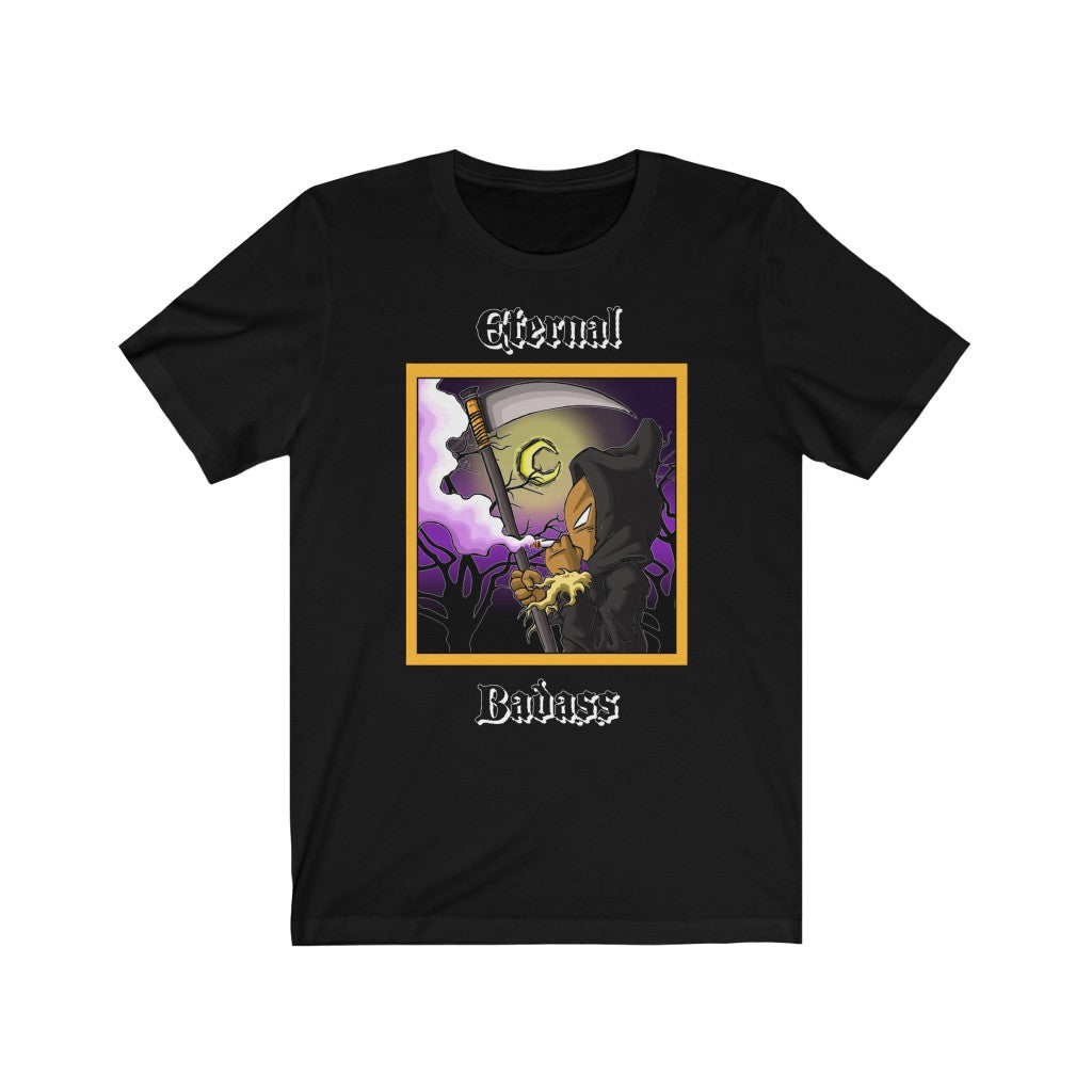 'ETERNAL BADASS' GRIM REAPER LIMITED EDITION T-SHIRT (HIGH QUALITY)